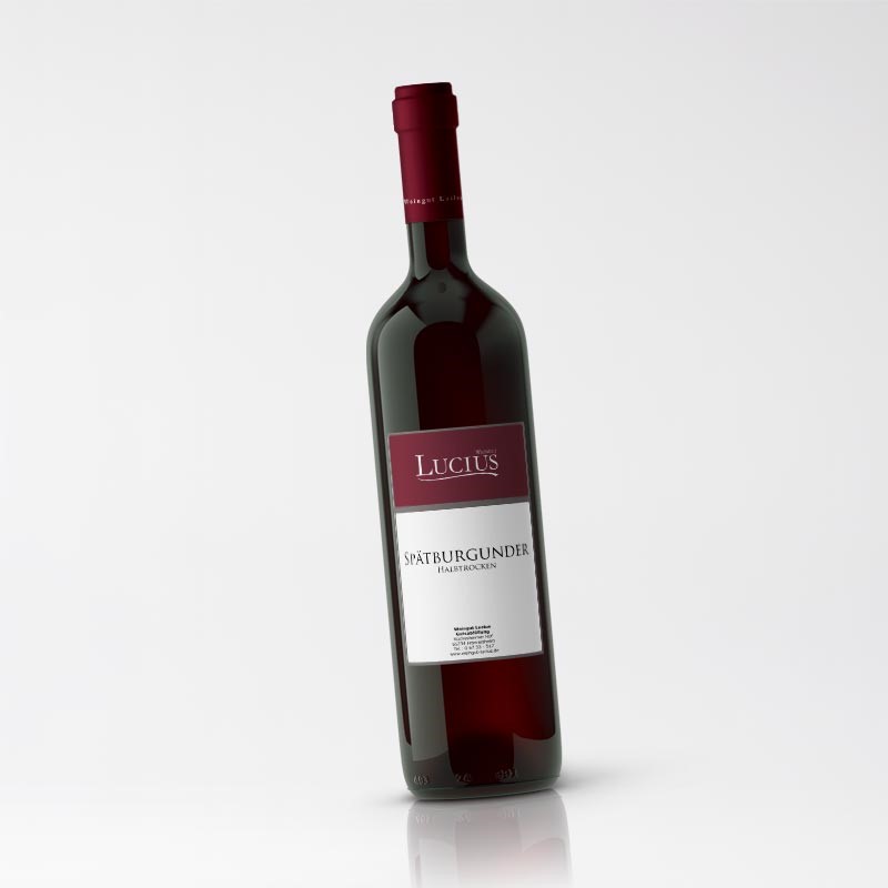 Spätburgunder Spätlese Rotwein halbtrocken
